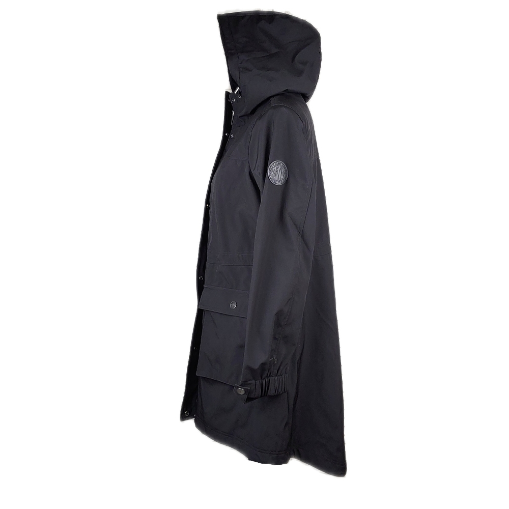 DKNY Womens Water Resistant Hooded Adjustable Waist Long Lined Parka NWT - Picture 6 of 13